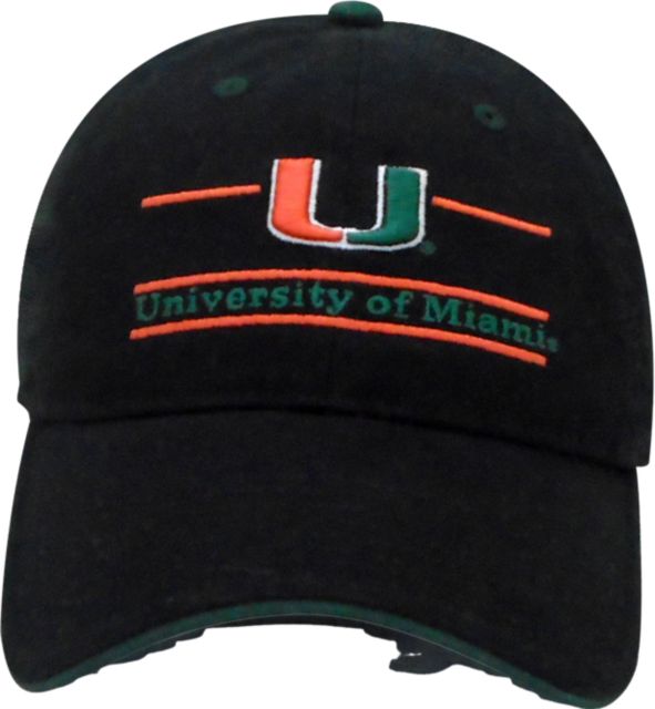 Miami Hurricanes Split Bar Cap