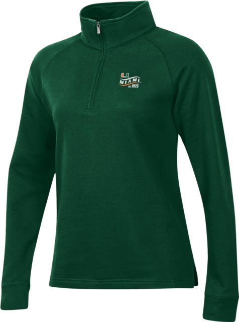 University of Miami Women's Relaxed 1/4 Zip