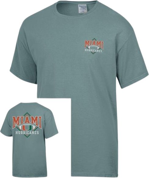 Miami Hurricanes Football Short Sleeve T-Shirt