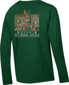 Miami Hurricanes Basketball Long Sleeve T-Shirt