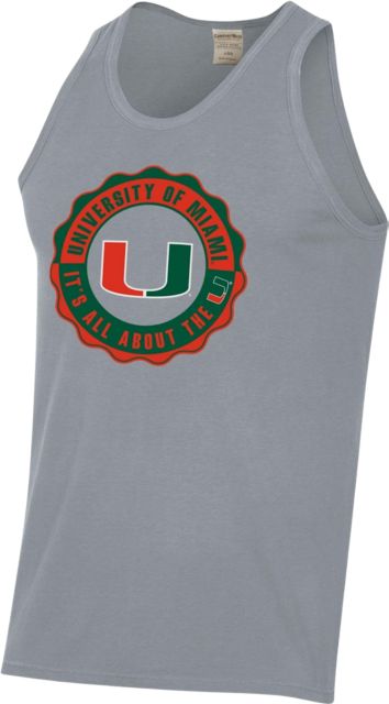 Miami Hurricanes Comfort Wash Garment Dyed Tank Top