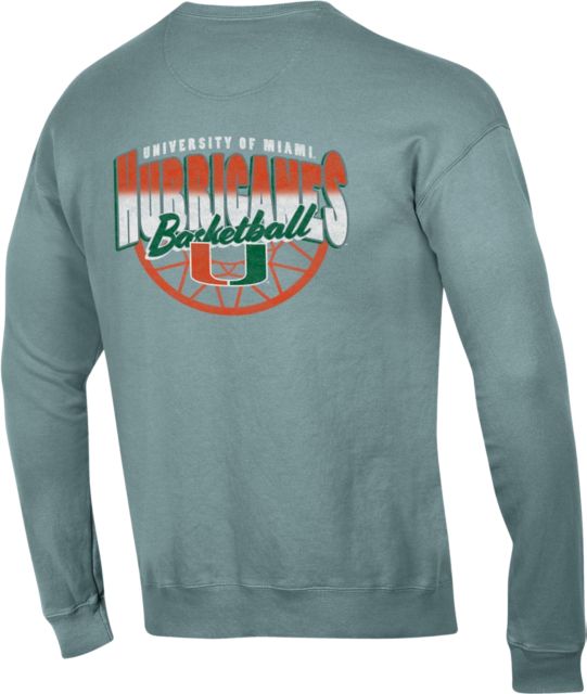 Miami Hurricanes Basketball Crewneck