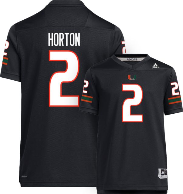 Miami Football adidas Youth Replica Jersey #2 ISAIAH HORTON