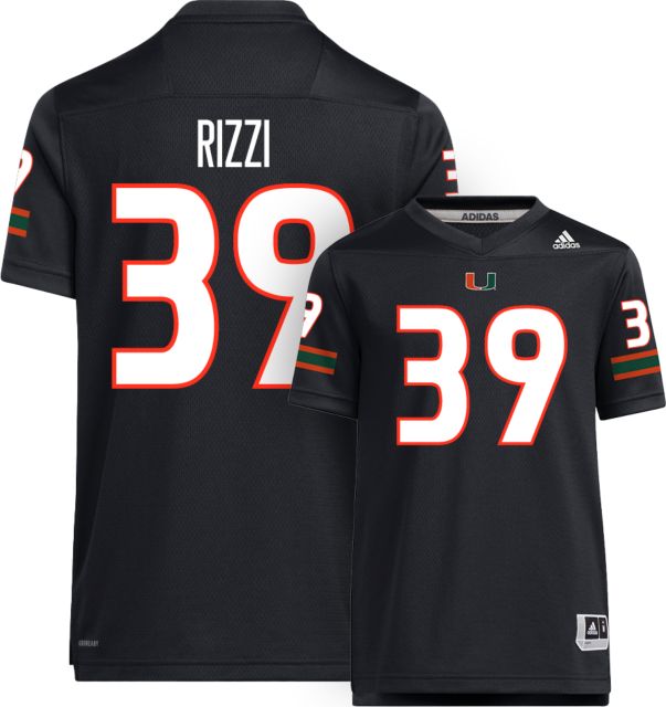 Miami Football adidas Youth Replica Jersey #39 CASEY RIZZI