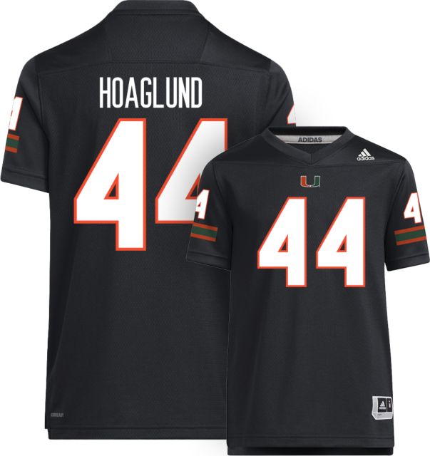 Miami Football adidas Youth Replica Jersey #44 L HOAGLUND