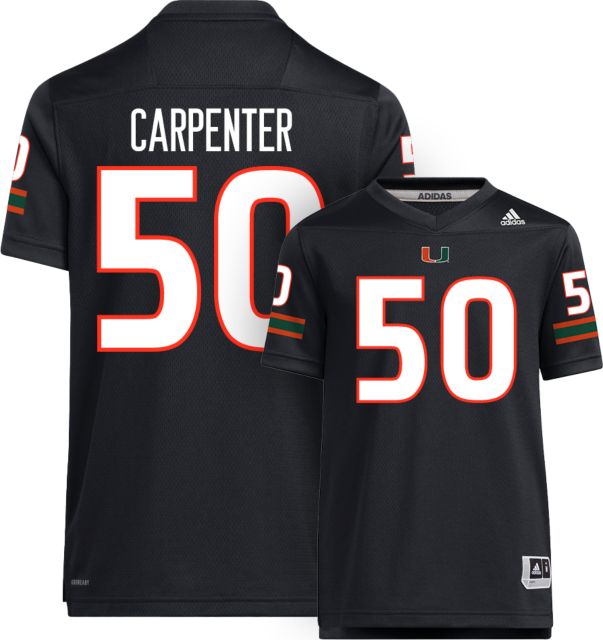 Miami Football adidas Youth Replica Jersey #50 Z CARPENTER