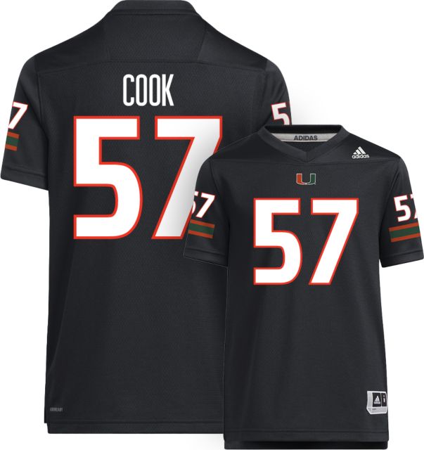 Miami Football Youth Replica Jersey #57 MARLEY COOK