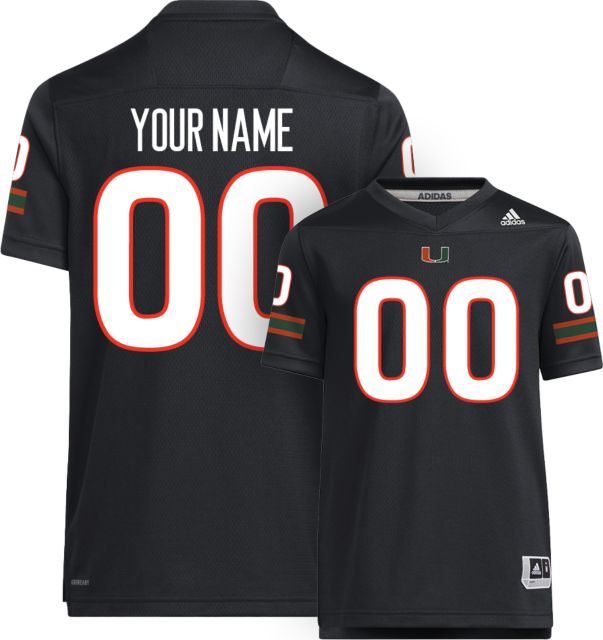 University of Miami Football adidas Custom Youth Jersey