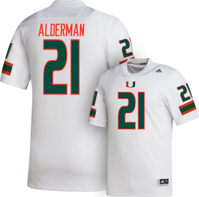 Miami Football adidas Replica Jersey #21 J ALDERMAN