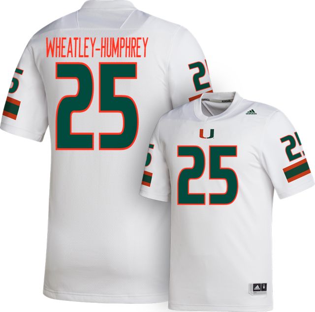 Miami Football adidas Replica Jersey #25 W-HUMPHREY