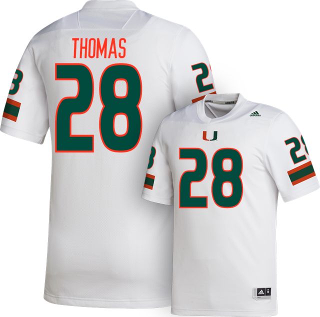 Miami Football adidas Replica Jersey #28 I THOMAS