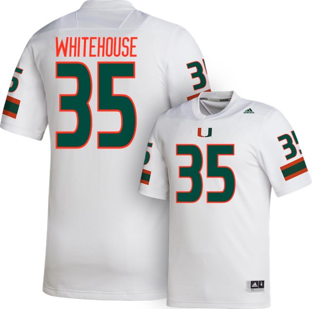 Miami Football adidas Replica Jersey #35 J WHITEHOUSE