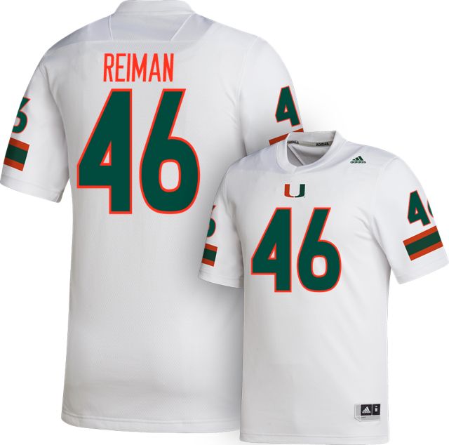Miami Football adidas Replica Jersey #46 DYLAN REIMAN