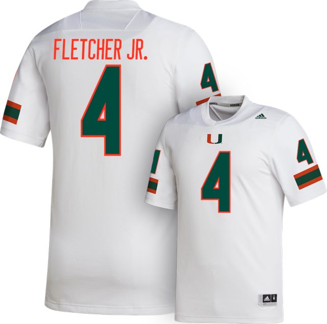 Miami Football adidas Replica Jersey #4 FLETCHER JR.