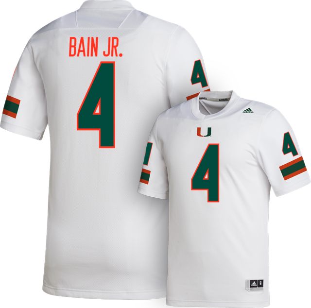 Miami Football adidas Replica Jersey #4 R BAIN JR.