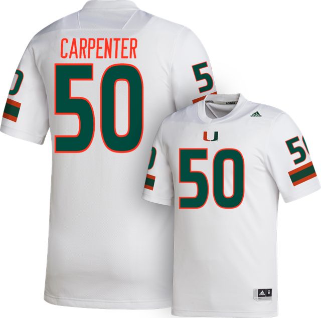 Miami Football adidas Replica Jersey #50 Z CARPENTER