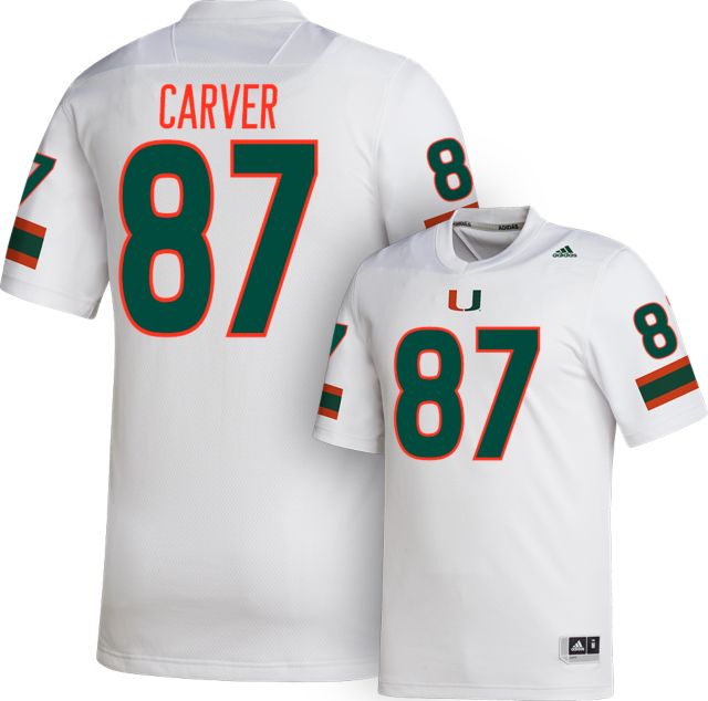 Miami Football adidas Replica Jersey #87 H CARVER
