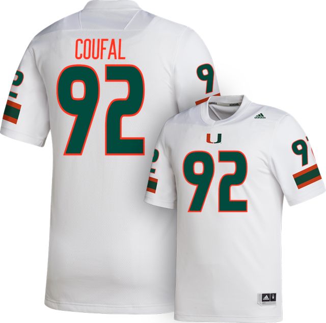 Miami Football adidas Replica Jersey #92 SAM COUFAL