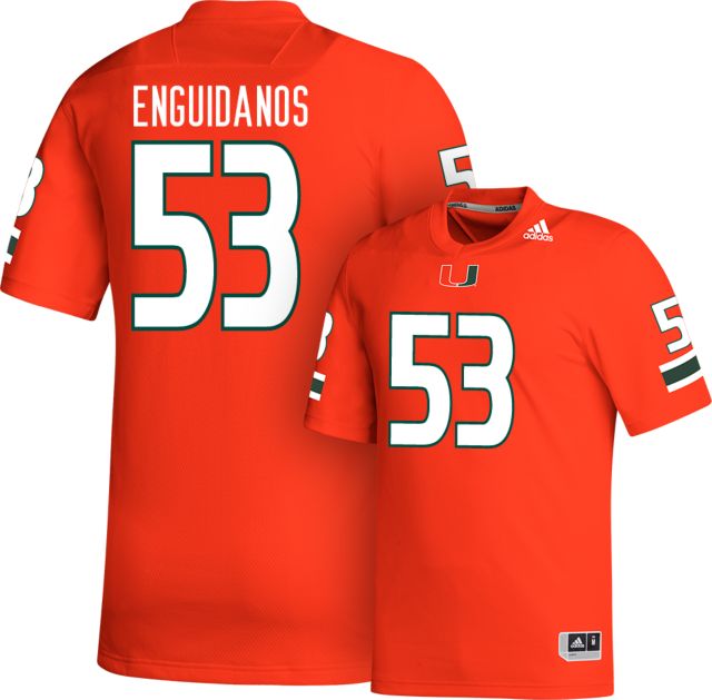 Miami Football adidas Replica Jersey #53 J ENGUIDANOS