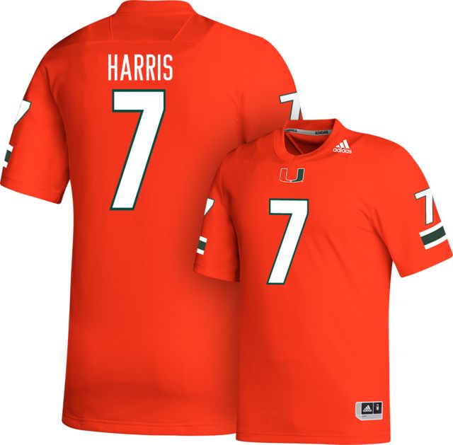 Miami Football adidas Replica Jersey #7 J HARRIS