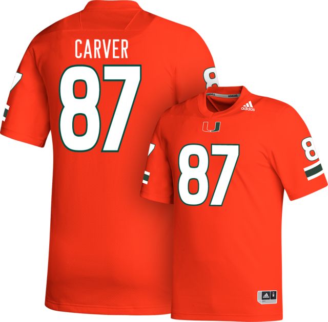Miami Football adidas Replica Jersey #87 H CARVER