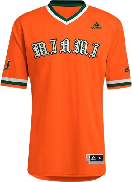 University of Miami Replica Baseball Jersey