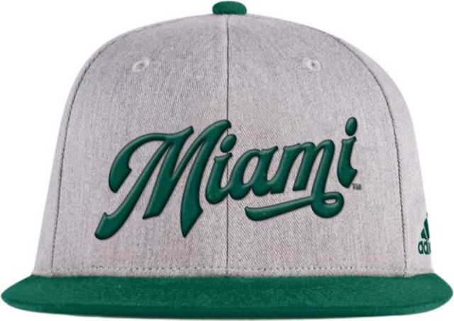 University of Miami Flat Brim Snap Tailsweep Hat