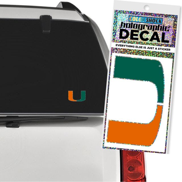 Miami Hurricanes Hologram Decal