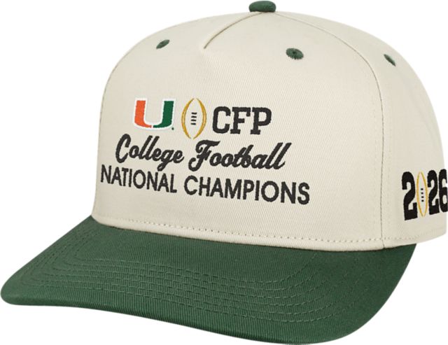 University of Miami Football 2025 National Champions Adjustable Cap