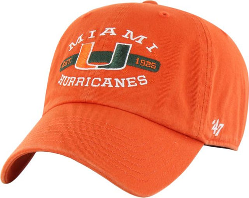 Miami Hurricanes Adjustable Cap