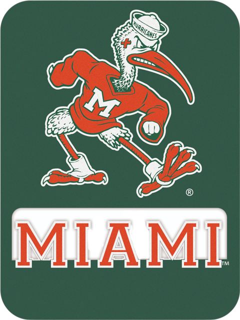 University of Miami Hurricanes Quincy Cut Out Magnet