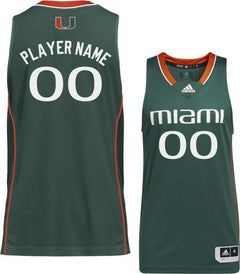 University of Miami Hurricanes Men's Basketball adidas Player Name Replica Jersey