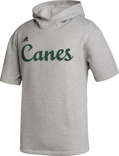 University of Miami Hurricanes Icon Short Sleeve Hooded Sweatshirt