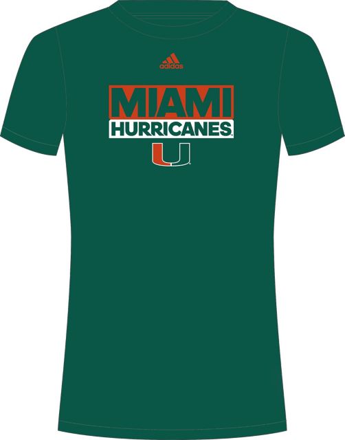 University of Miami Hurricanes Women's Pre-Game Short Sleeve T-Shirt