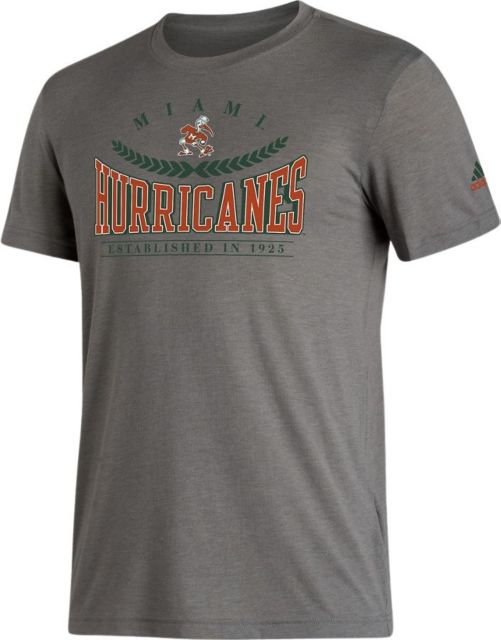 University of Miami Hurricanes Short Sleeve Blend T-Shirt