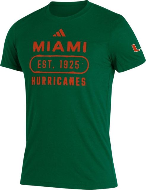 University of Miami Hurricanes Short Sleeve Blend T-Shirt