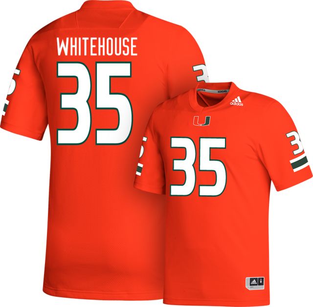 Miami Football adidas Replica Jersey #35 J WHITEHOUSE