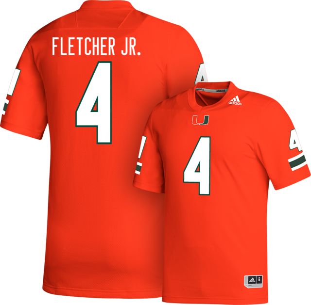 Miami Football adidas Replica Jersey #4 FLETCHER JR.