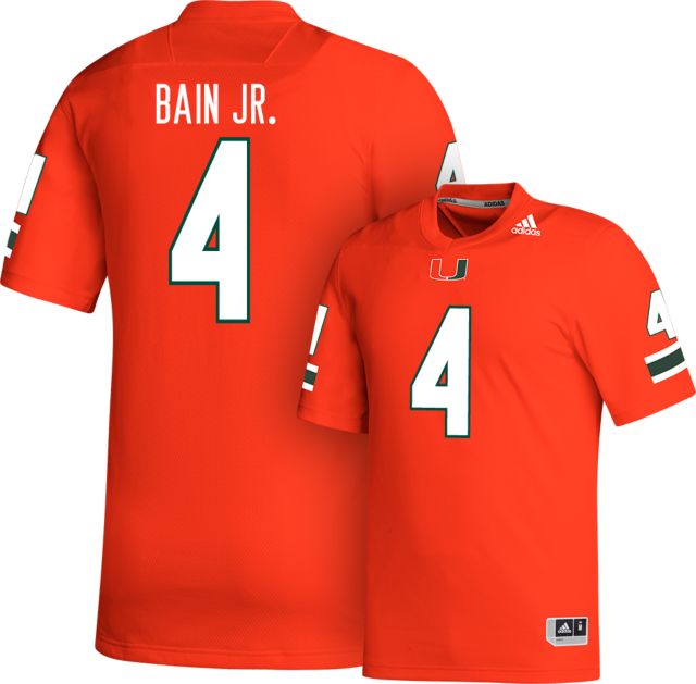 Miami Football adidas Replica Jersey #4 R BAIN JR.