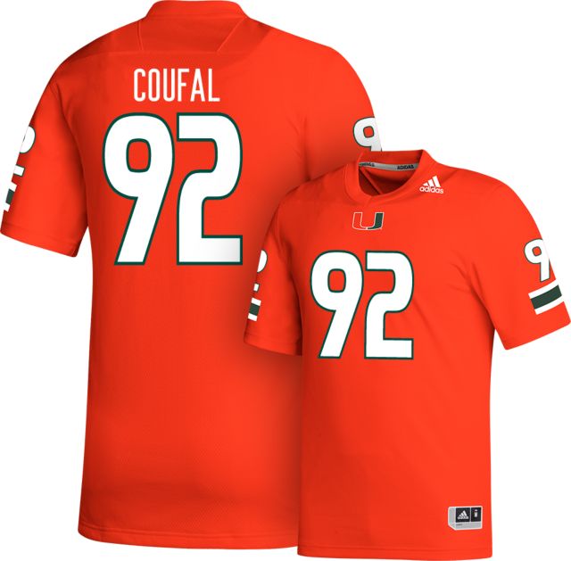 Miami Football adidas Replica Jersey #92 SAM COUFAL