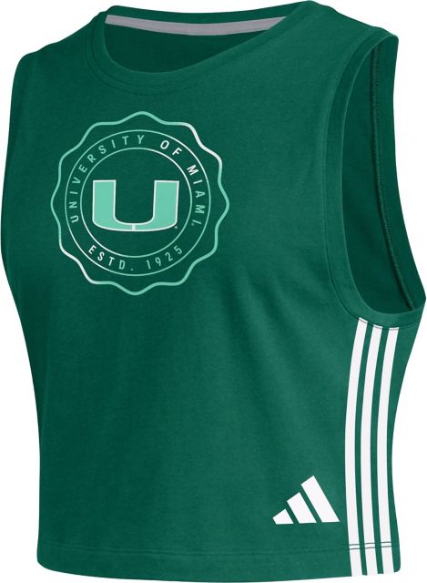 University of Miami Women's Cropped Tank Top
