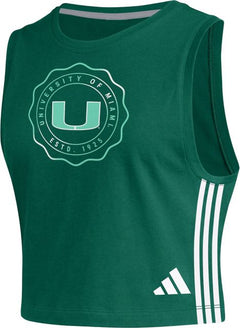 University of Miami Women's Cropped Tank Top