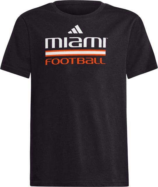 University of Miami Youth Football Short Sleeve T-Shirt