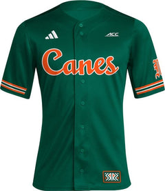 University of Miami Replica Baseball Jersey