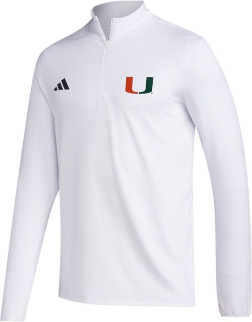 1/2 ZIP GOLF MIA/WHITE/SM/.