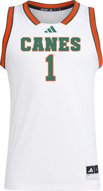 Miami Hurricanes Basketball #1 Replica Jersey