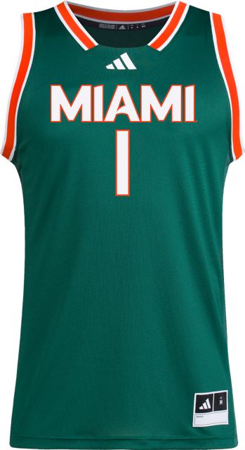 Miami Hurricanes Basketball #1 Replica Jersey