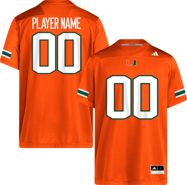 Miami Football adidas Player Name Replica Jersey