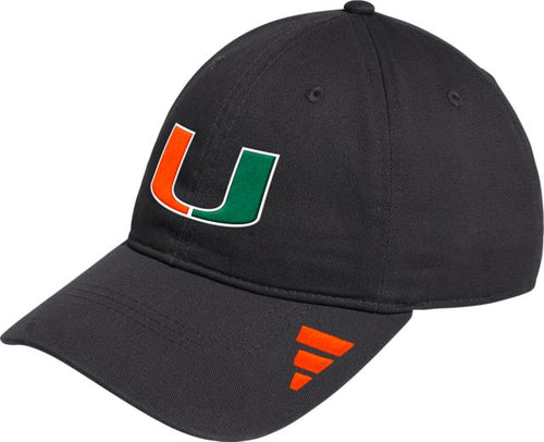Miami Hurricanes Slouch Adjustable Cap
