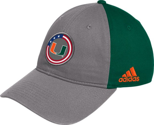 Miami Hurricanes Military Slouch Adjustable Cap